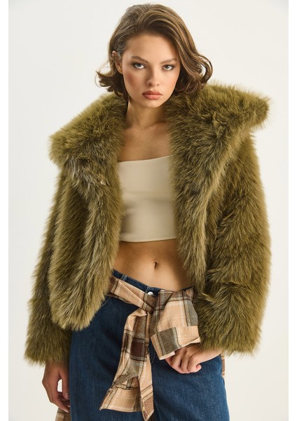 Kadın Kürklü Araboy Mont fırsatları