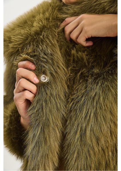 Kadın Kürklü Araboy Mont indirimleri