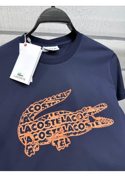 Premium Erkek Lacivert Logo Baskılı Tişört fiyatları