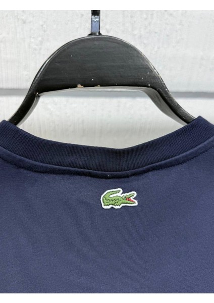 Premium Erkek Lacivert Logo Baskılı Tişört modelleri