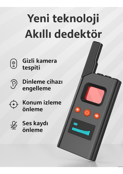 Profesyonel Böcek Dedektörü ( Kamera Bulucu, Gps ve Ses Kayıt Cihazı Tespit Edici) fırsatları