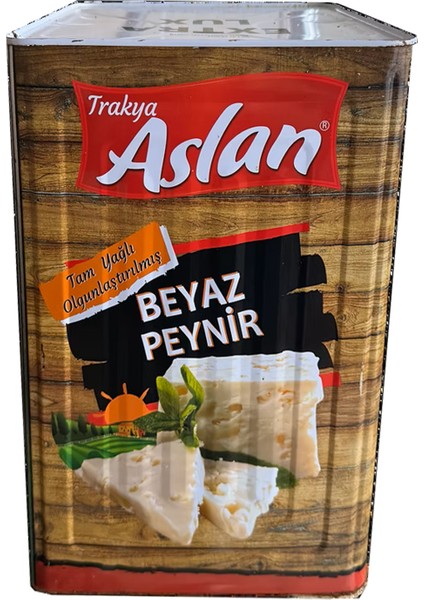 Teneke Beyaz Peynir | 18 kg Net (20 kg Brüt) – Trakya’nın Güçlü Lezzeti