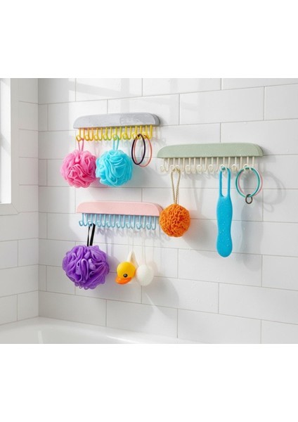 Kancalı ve Yapışkanlı Dolap Askısı