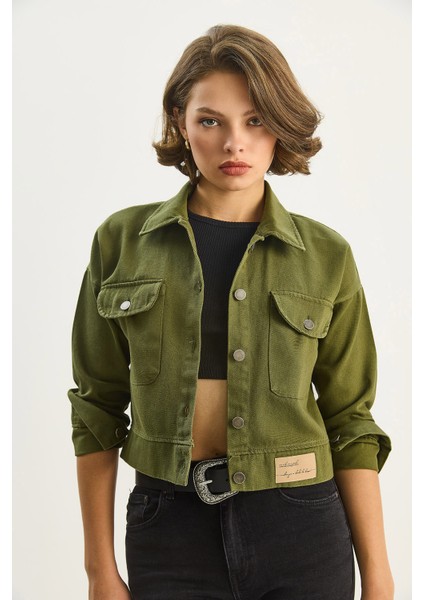 Kadın Çift Cepli Gabardin Ceket fiyatları