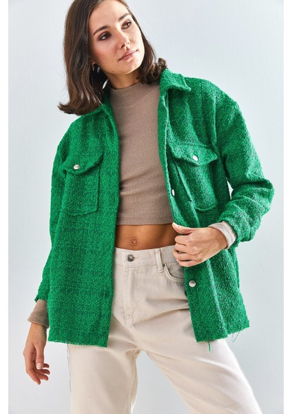 Kadın Çift Cepli Şanel Gömlek indirimleri