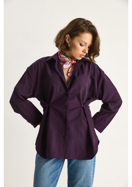 Kadın Düğme Detaylı Basic Gömlek modelleri