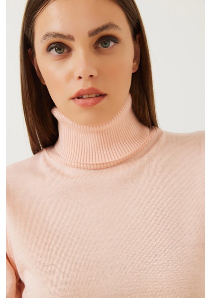 Kadın Balıkçı Yaka Fitilli Kazak modelleri