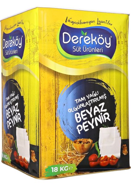 Teneke Beyaz Peynir | 18 kg Net (20 kg Brüt) – Geleneksel Köy Lezzeti