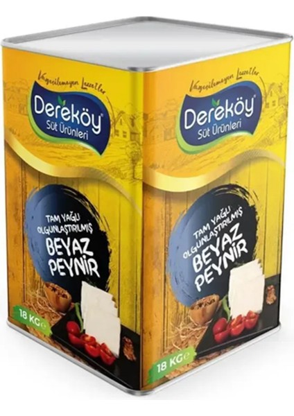 Teneke Beyaz Peynir | 18 kg Net (20 kg Brüt) – Geleneksel Köy Lezzeti fiyatları