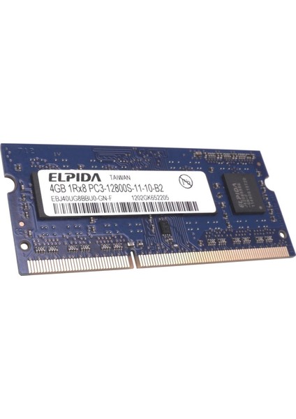 Elpıda 4gb PC3-12800S EBJ40UG8BBU0-GN-F Ddr3 1600 1.5V Notebook Ram Bellek