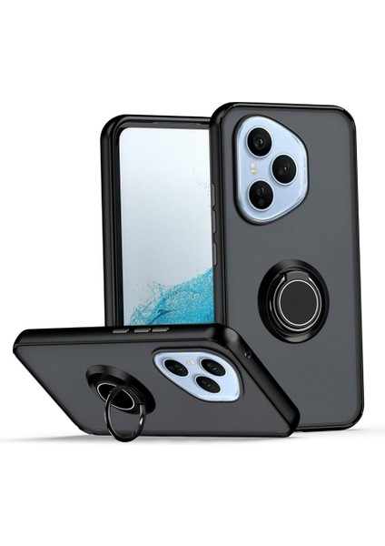 Honor 400 Pro Kılıf Montreal Yüzüklü Standlı Arkası Buğulu