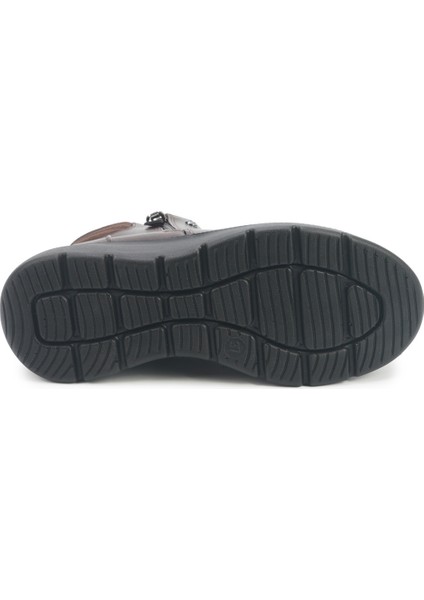 163024.Z5PR Kahverengi Kadın Dolgu Topuk Bot fırsatları