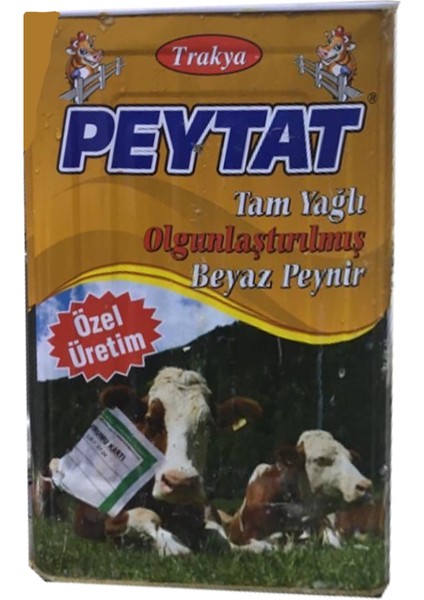 Teneke Beyaz Peynir | 18 kg Net (20 kg Brüt)