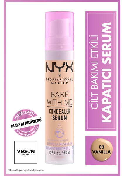 Bare With Me Kapatıcı Serum 03 Vanilla & Mini Pudra Seti fiyatları