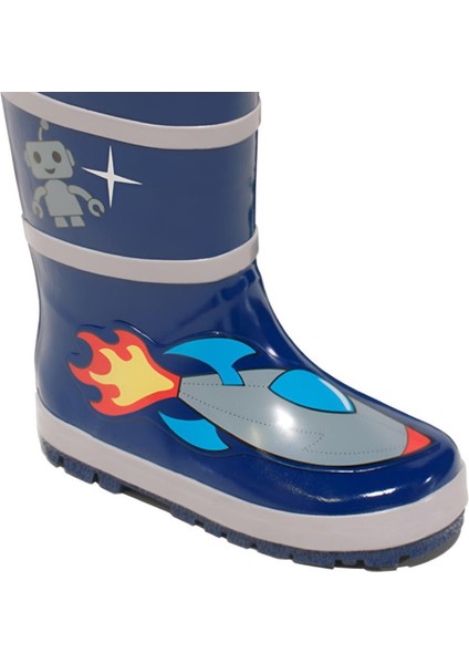 Uzay Kahramanı Çocuk Yağmur Çizmesi 25 No fırsatları