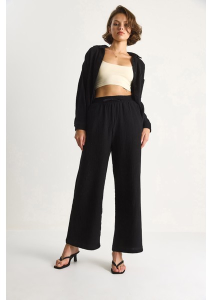 Kadın Müslin Palazzo Pantolon fırsatları