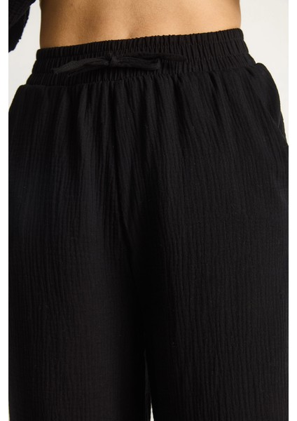 Kadın Müslin Palazzo Pantolon