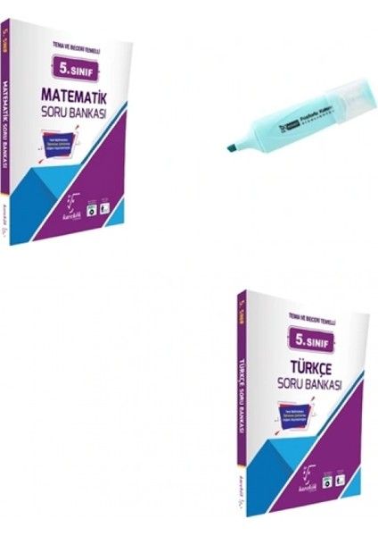 5.sınıf Matematik ve Türkçe Soru Bankası (Yeni Müfredat)
