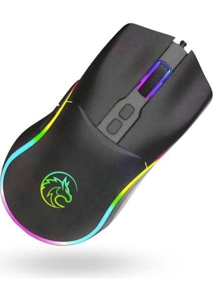 Büro Ev Ofis Bilgisayarı Için Rgb Işıklı Gaming Mouse