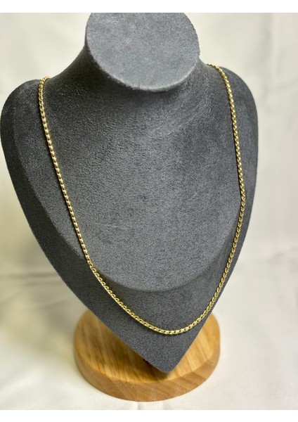 Çelik Ince Burgu Zincir Kolye