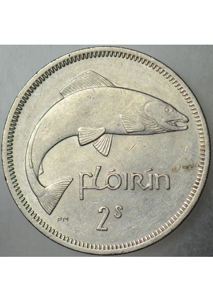 Irlanda 2 Şilin 1968 Somon Balığı Temalı. 28,6 mm fiyatları