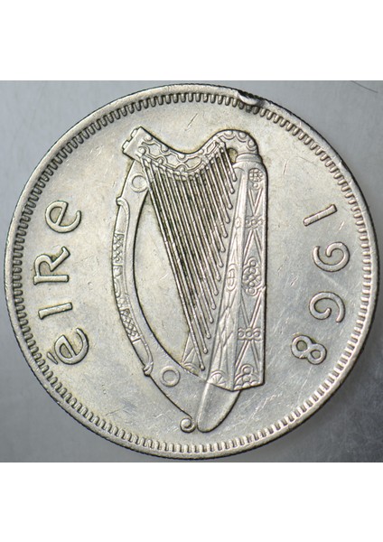 Irlanda 2 Şilin 1968 Somon Balığı Temalı. 28,6 mm modelleri