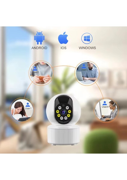 Uygulama Destekli Wi-Fi Ev Güvenlik Kamerası fırsatları