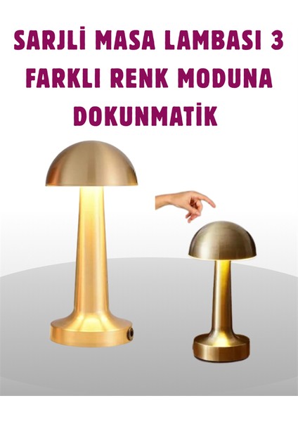 Taşınabilir Dokunmatik LED Lamba – Sıcak & Soğuk Işık Ayarı