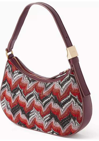 Mıssonı Lurex Örgü Mini Hobo Çanta, Italyan Zarafeti, Ikonik Zigzag Desen modelleri
