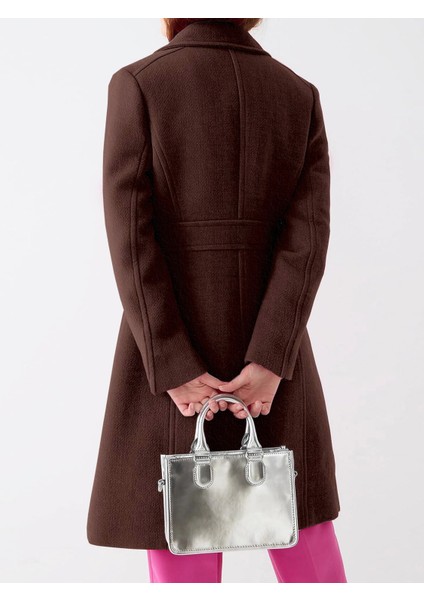 Dikiş Detaylı Tasarım Kaşe Kaban