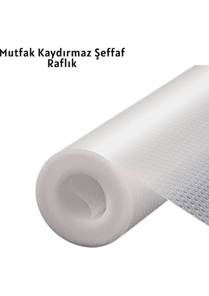 Kaydırmaz Şeffaf Raflık