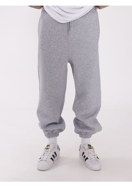 Unisex Basic Oversize Eşofman Alt (Lastik Paçalıdır)