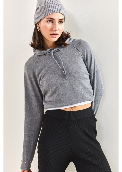 Kadın Kapüşonlu 2 Iplik Sweatshirt fırsatları