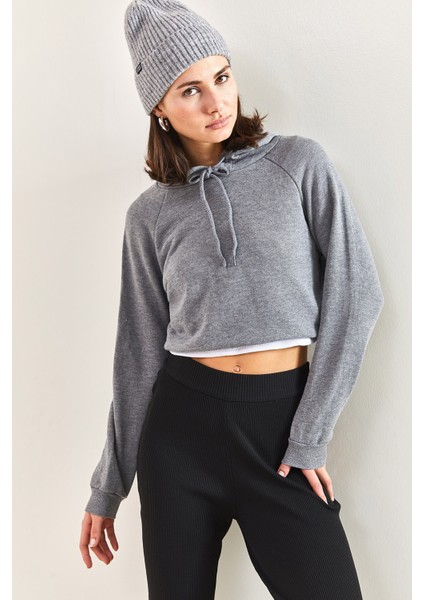 Kadın Kapüşonlu 2 Iplik Sweatshirt indirimleri