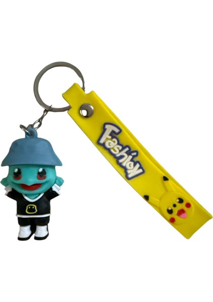 Sevimli Karakter Anahtarlık – Pikachu ve Squirtle Tasarımlı Silikon Askılı Şirin Çanta Aksesuarı indirimleri