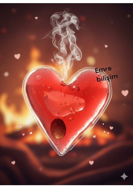 Sihirli Isıtıcı Jel Cep Soba Isıtıcı Kalp Şekilli El Cep Isıtma 1 Adet