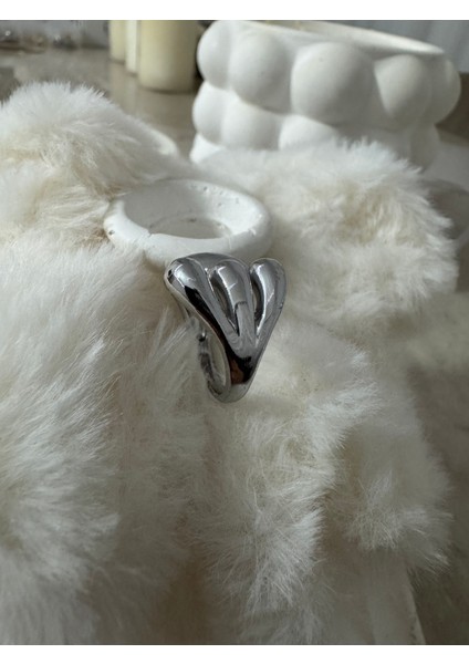 Tek Kenar Üç Ayrımlı Ayarlanabilir Silver Yüzük fırsatları