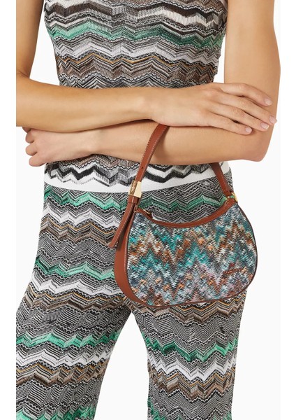 Mıssonı Lurex Örgü Mini Zigzag Hobo Çanta, Italyan Zarafeti & Dayanıklı fiyatları