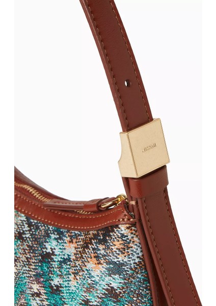 Mıssonı Lurex Örgü Mini Zigzag Hobo Çanta, Italyan Zarafeti & Dayanıklı indirimleri