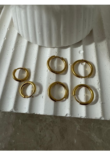 Çelik Halka 6'lı Set Küpe fırsatları