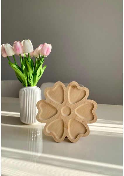 Özel Kesim 7 Bölmeli Sunumluk / Çerezlik / Kahvaltı Tabağı fiyatları