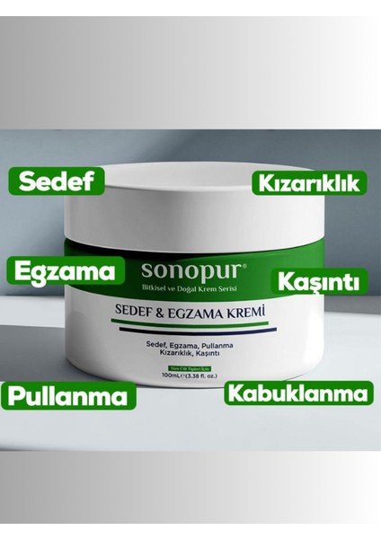 2 Adet Sonopur Sedef Kaşıntı Kremi 100ML x 'adet Ekonomik Paket fiyatları