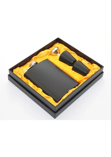 Paslanmaz Çelik 2 Shot Bardaklı Matara Seti ALK2671