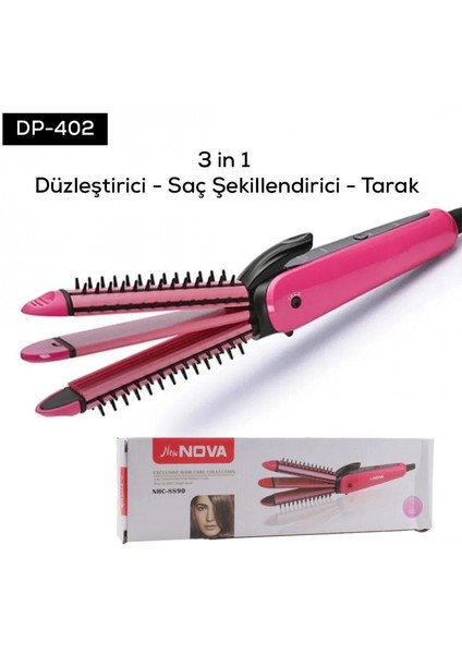 Dempower Kalın Başlıklı Rulo Taraklı Maşa