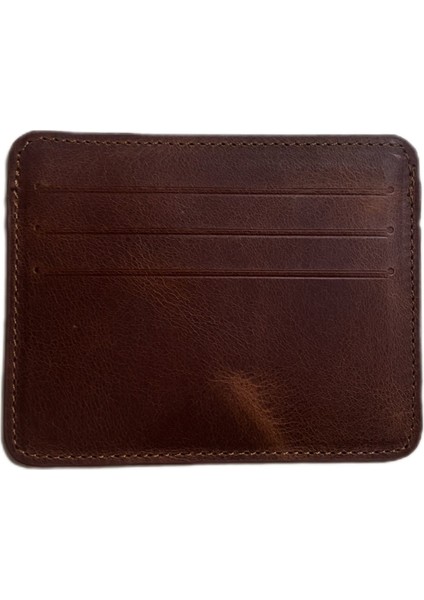 Çift Taraflı Hakiki Deri Kartlık / Kartvizitlik Cüzdan Özel
