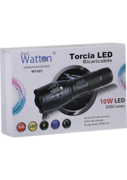 En Güçlü Şarjlı El Feneri WT-023 indirimleri