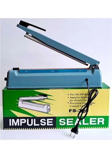30CM Metal Gövde Poşet Ağzı Yapıştırma Kapatma Makinası FS-300 (4887)