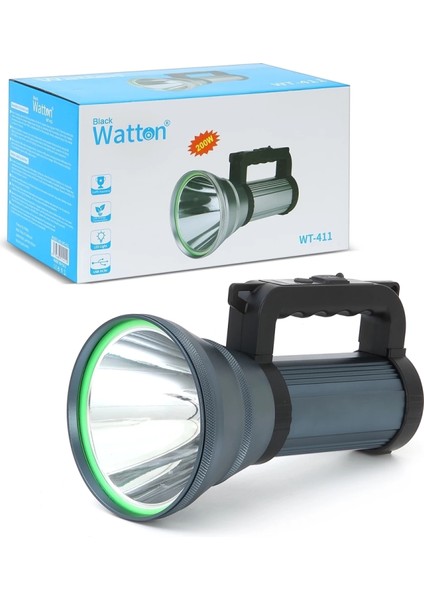 200W Güçlü Şarjlı El Feneri Projektör WT-411 fırsatları