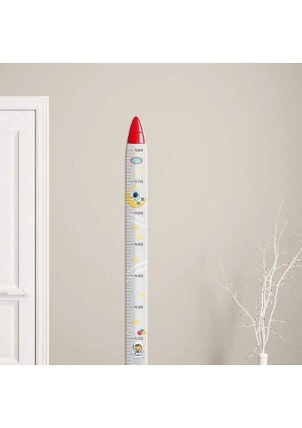 Sevimli Sarı Zürafa Yeşil Dinazor Deniz Kızı Roket Ağaç Boy Ölçüsü Sticker fırsatları