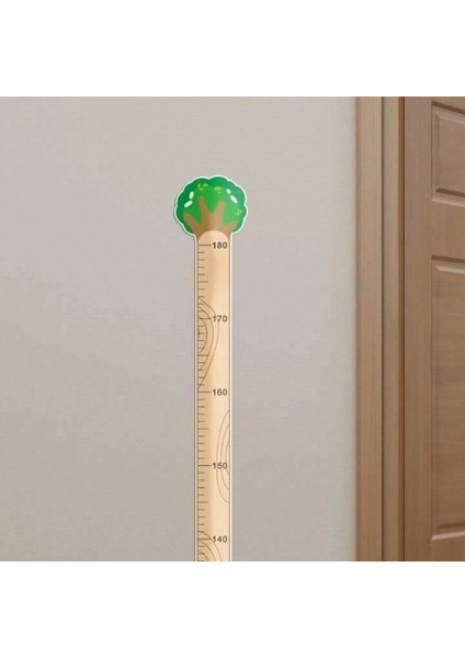 Sevimli Sarı Zürafa Yeşil Dinazor Deniz Kızı Roket Ağaç Boy Ölçüsü Sticker indirimleri